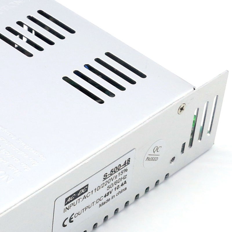 AC 100-240V to DC 48V 10.4A 500W Voltage Transformer Regulated Switching Power-Supplys Adapter Converter for Strips Light Camera Computer Project Radio - Image 4