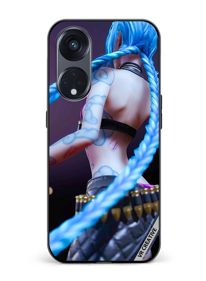 VR CREATIVE Protective Case Cover For Oppo Reno8 T 5G Jinx League Of Legends Design Multicolour - Image 1
