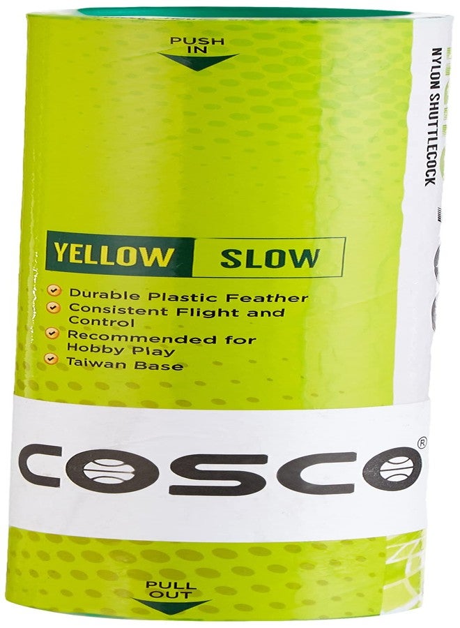 Cosco Aero 700 Shuttle Cocks-Nylon, Green, Pack of 1 - Image 2