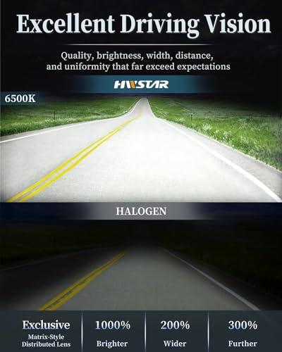 HWSTAR Pair 180W 1000% Bright H6054 5x7 7x6 Led Headlights Compatible with Jeep Cherokee XJ Wrangler YJ DOT Anti-glare DRL Turn Signal Hi/Low Sealed Beam Ford Chevy GMC Toyota Nissan Dodge etc Black - Image 3
