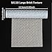 AUSPDICE Texture Roller Expertly Crafted Board Game Accessory for RPG 28mm MiniatureDND Terrain Dungeons and Dragons TTRPG Tabletop Miniatures S411B Large Brick Texture - Image 4