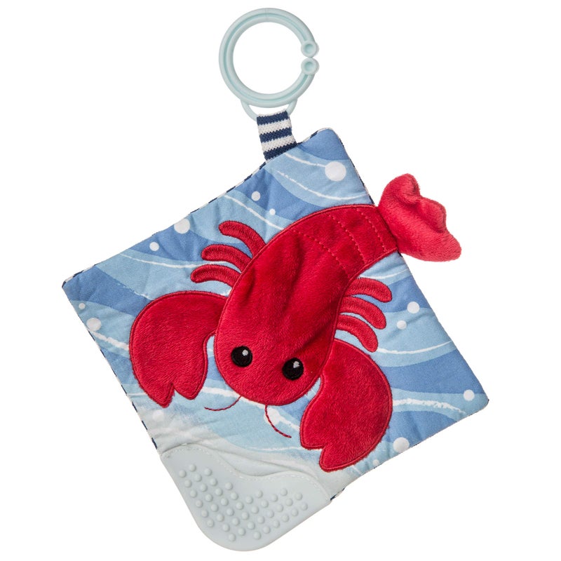 Mary Meyer Crinkle Teether Toy with Baby Paper and Squeaker, Lobbie Lobster, 6 x 6-Inches - Image 3