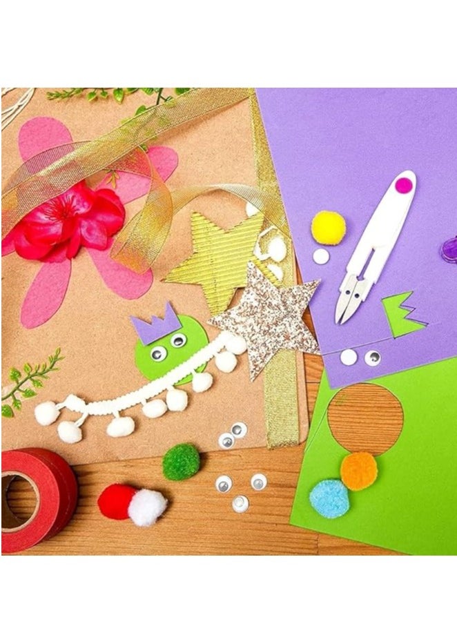 MOTARRO - A4 Self Adhesive Craft Foam Sheets EVA Foam Sheets Sticky Foam Sticker Paper Sponge Card for Art & Crafts Children Kids 2mm Thick (A4 Self Adhesive Foam Sheets - 10 Sheets) - Image 1