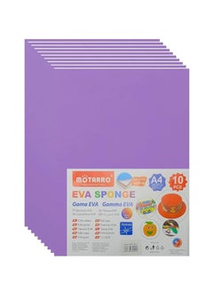 A4 Self Adhesive Craft Foam Sheets EVA Foam Sheets Sticky Foam Sticker Paper Sponge Card for Art & Crafts Children Kids 2mm Thick (A4 Self Adhesive Foam Sheets - 10 Sheets)