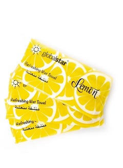 Global Star Refreshing wet pads lemon 25 pcs  - Image 1