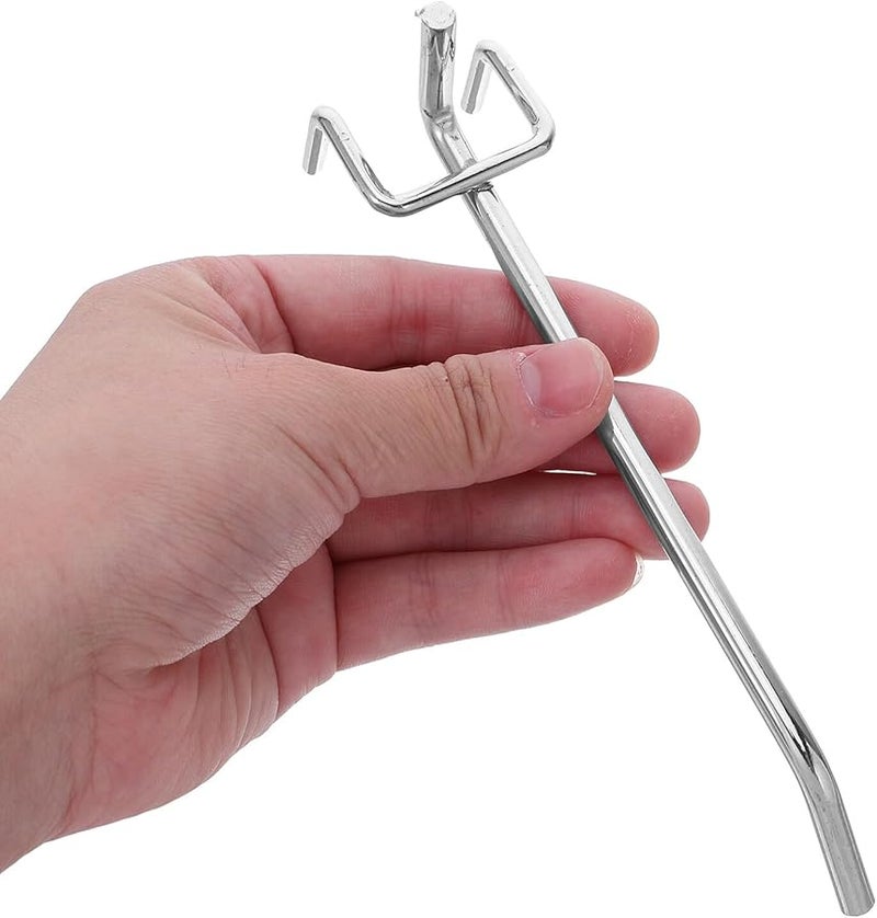 أدوات تعليق لوحة الأوتاد 12 قطعة باللون الأسود متوافقة مع تخزين الأدوات القياسية في ورشة المرآب - Image 5