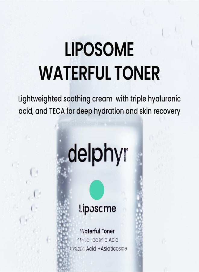 delphyr Liposome Waterful Toner, Soothing & Hydrating Toner for Sensitive Skin with Centella Asiatica TECA, Korean Skincare for Trouble Care (6.76 fl. oz, 200ml) - Image 2