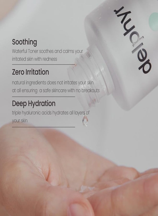 delphyr Liposome Waterful Toner, Soothing & Hydrating Toner for Sensitive Skin with Centella Asiatica TECA, Korean Skincare for Trouble Care (6.76 fl. oz, 200ml) - Image 3