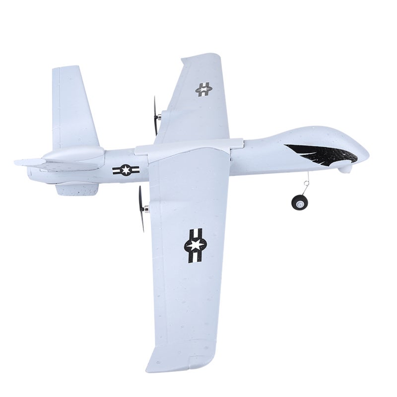 RC Airplane: 2CH 2.4G Remote Control, EPP Lightweight Durable Glider, Folding Wing DIY Kit - Gyro Stabilized, 600mAh Battery For 20 Min Flight, LED Light For Beginner Hobbyists - Image 4