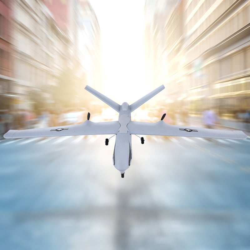 RC Airplane: 2CH 2.4G Remote Control, EPP Lightweight Durable Glider, Folding Wing DIY Kit - Gyro Stabilized, 600mAh Battery For 20 Min Flight, LED Light For Beginner Hobbyists - Image 2