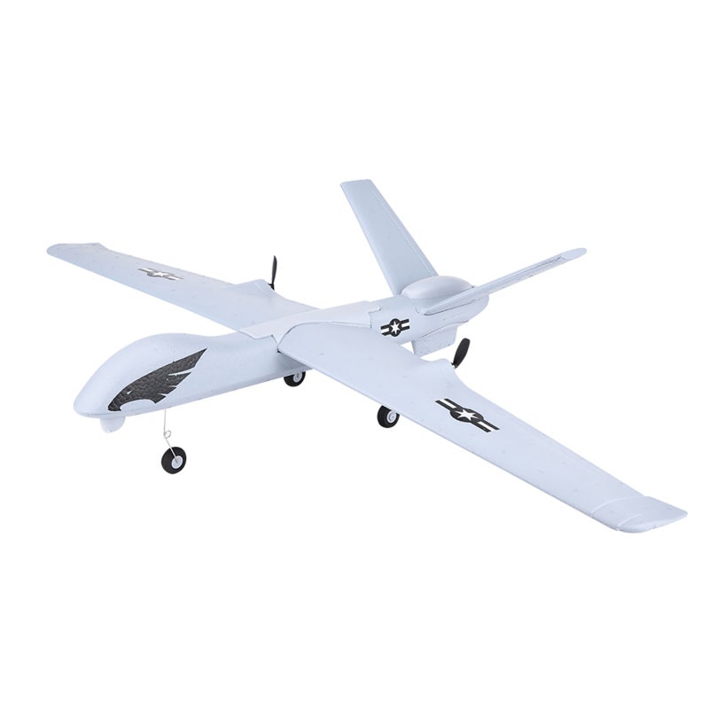 RC Airplane: 2CH 2.4G Remote Control, EPP Lightweight Durable Glider, Folding Wing DIY Kit - Gyro Stabilized, 600mAh Battery For 20 Min Flight, LED Light For Beginner Hobbyists - Image 1