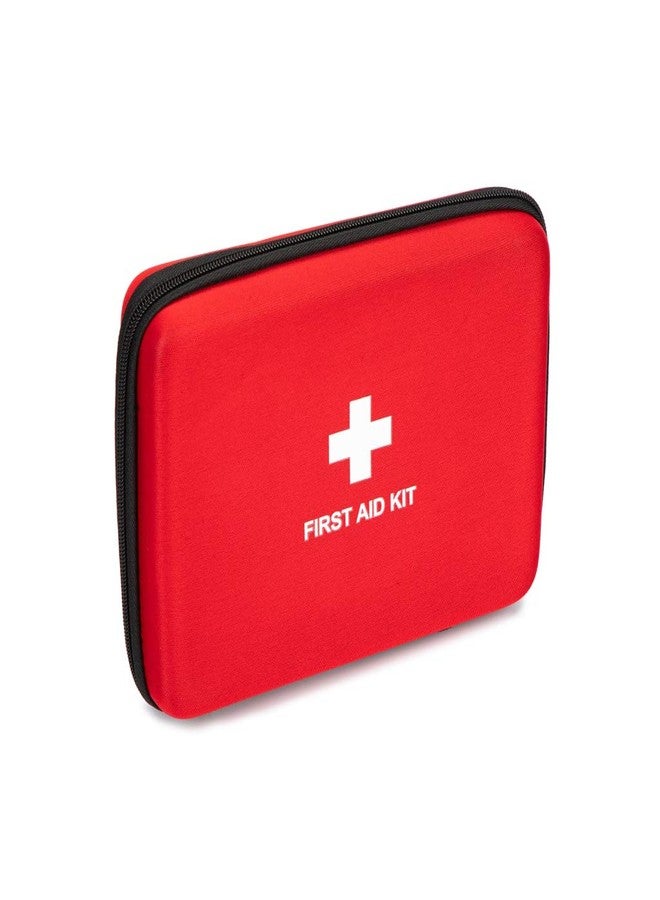 Jipemtra First Aid Hard Case Empty, First Aid Hard Case First Aid EVA Hard Red Medical Bag for Home Health First Emergency Responder Camping Outdoors (Red Square) - Image 5
