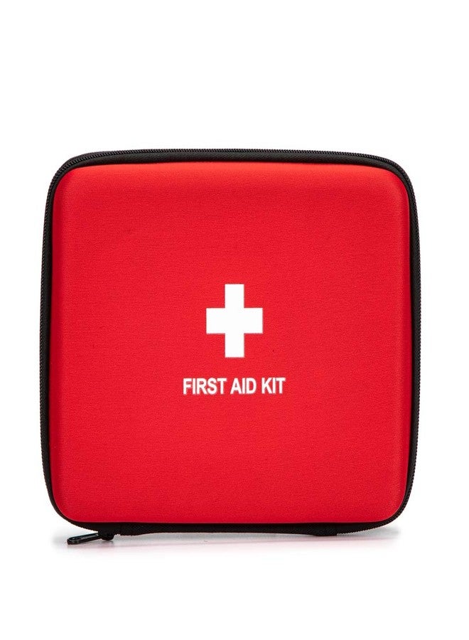 Jipemtra First Aid Hard Case Empty, First Aid Hard Case First Aid EVA Hard Red Medical Bag for Home Health First Emergency Responder Camping Outdoors (Red Square) - Image 1