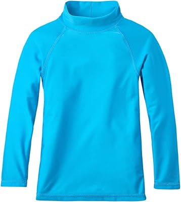 UV SKINZ UV SKINZ UPF 50+ Girls Long Sleeve Sun & Swim Shirt- Aqua - 2T  - Image 1