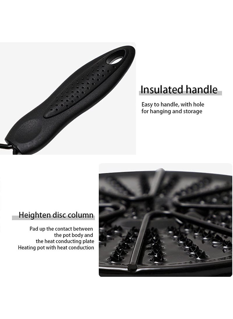 SHR ENTERPRISE SHR Enterprise Heat Diffuser Plate for Gas Induction Stoves Durable Cast Iron Heat Spreader for Even Cooking Reduces Hot Spots Ideal for Delicate Dishes Pack of 1  - Image 3