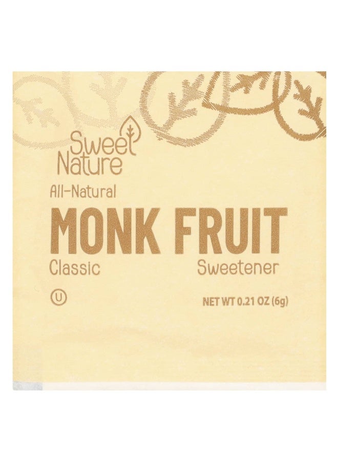 Health Garden, All-Natural Monk Fruit Sweetener, Classic, 40 Packets, 0.21 oz (6 g) Each - Image 3