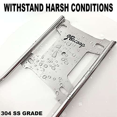 JBscoop Large Stainless Steel Hose Holder, Heavy Duty Hose Hanger (1) - Image 4