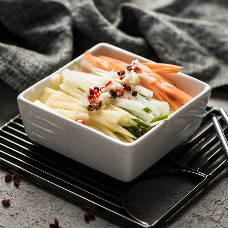2pcs Mini Ceramic Dishes Seasoning Flavor Dishes Condiment Dishes - Image 3