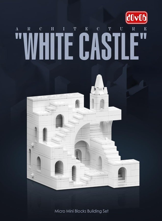 dOvOb Architectural Transformable White Castle Building Blocks Set - 668PCS Construction Magic Maze Mode Collectible Display Set for Adults and Teen - Image 2