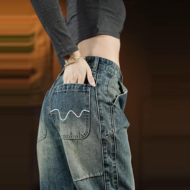 Unisex Casual Daily Denim Jeans - Image 1