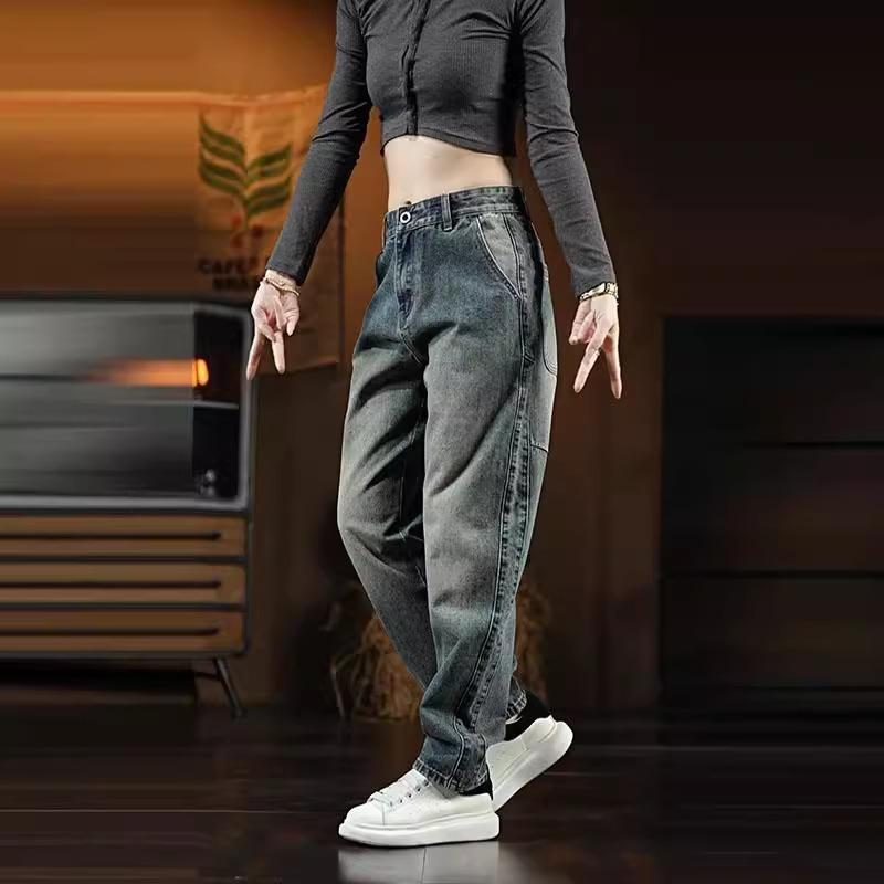 Unisex Casual Daily Denim Jeans - Image 5