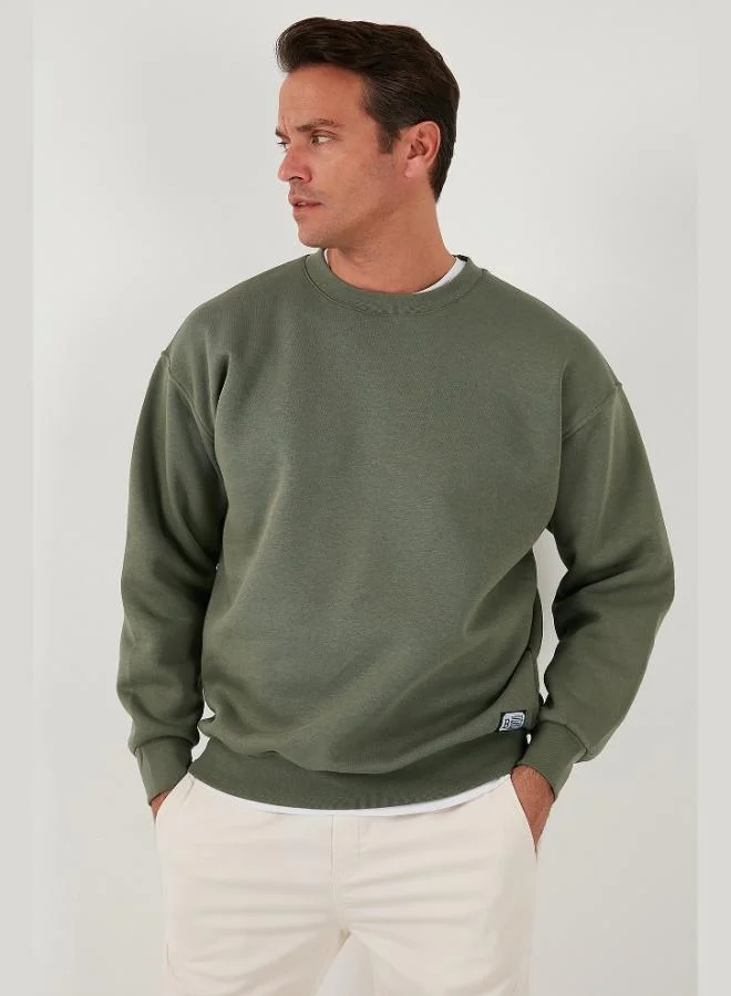 Buratti Regular Fit Crew Neck Fleece Lined 2-Pack Men's Sweatshirt 5905255S2