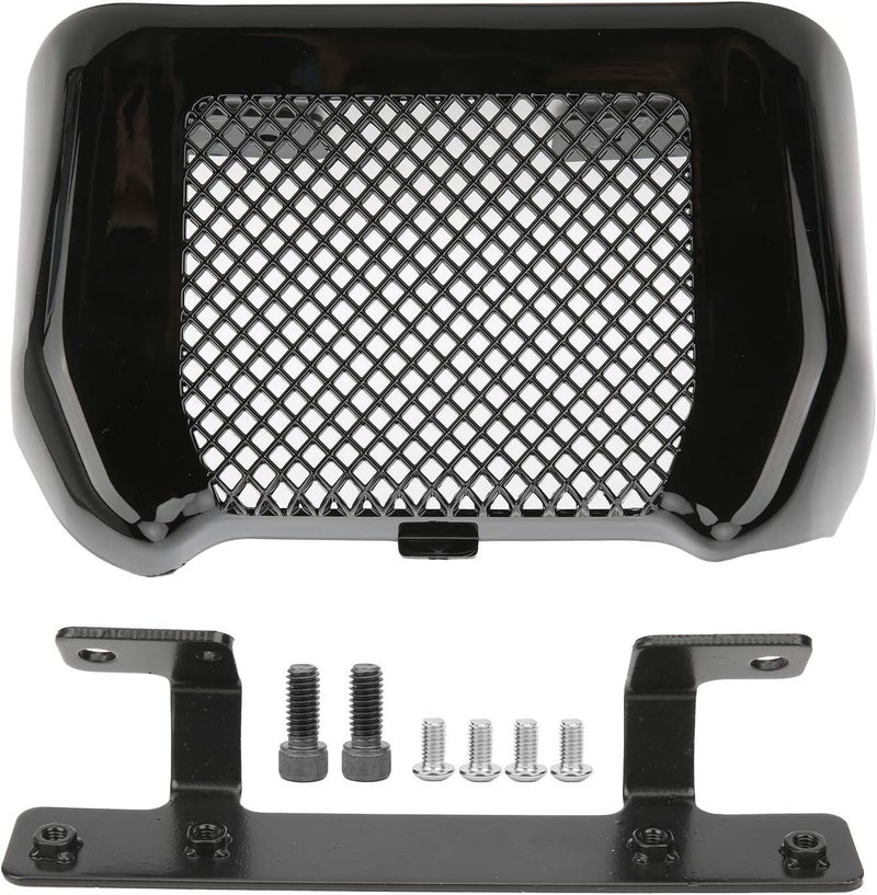 Motorcycle Oil Cooler Cover Guard Protector Black for Touring FLHT FLTRX - Image 1