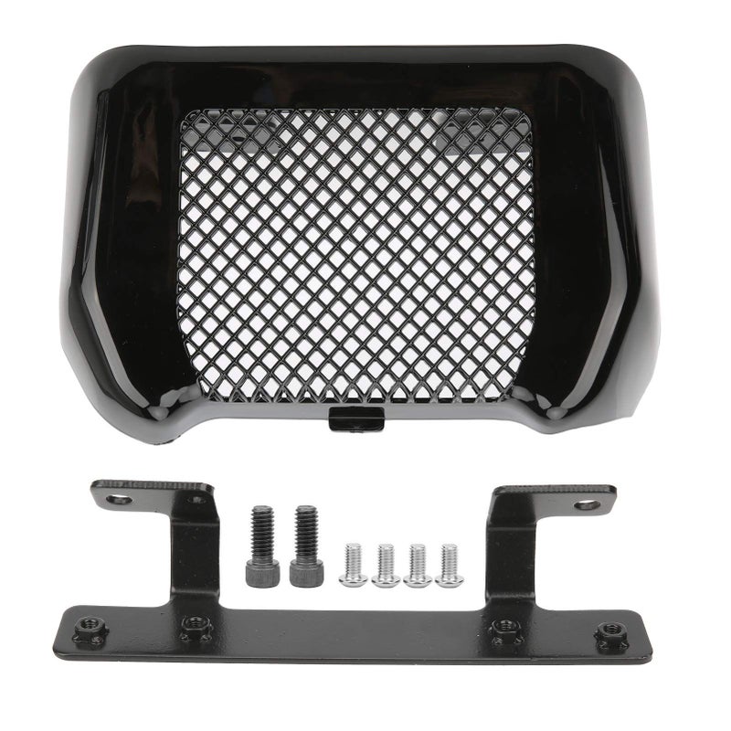 Motorcycle Oil Cooler Cover Guard Protector Black for Touring FLHT FLTRX - Image 2