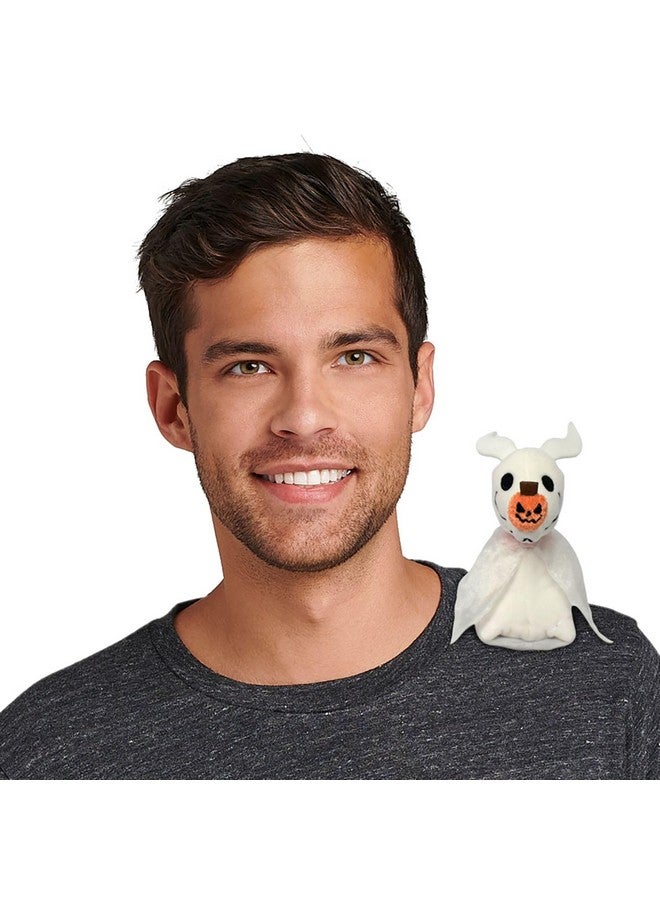 Disney Store Official Nightmare Before Christmas Plushies - Zero Plush Magnetic Shoulder Light-Up Plush - Small 8-Inch Shoulder Buddies Plush Toys - Stuffed Dog for Kids - Image 1