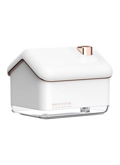 Snow House Mini Humidifier, Without The Noise, USB Nano Atomization Humidifier with Night Light, Desktop Humidifier for Home, Compact and Portable Mini Humidifier, for Bedrooms or Living Rooms(White)