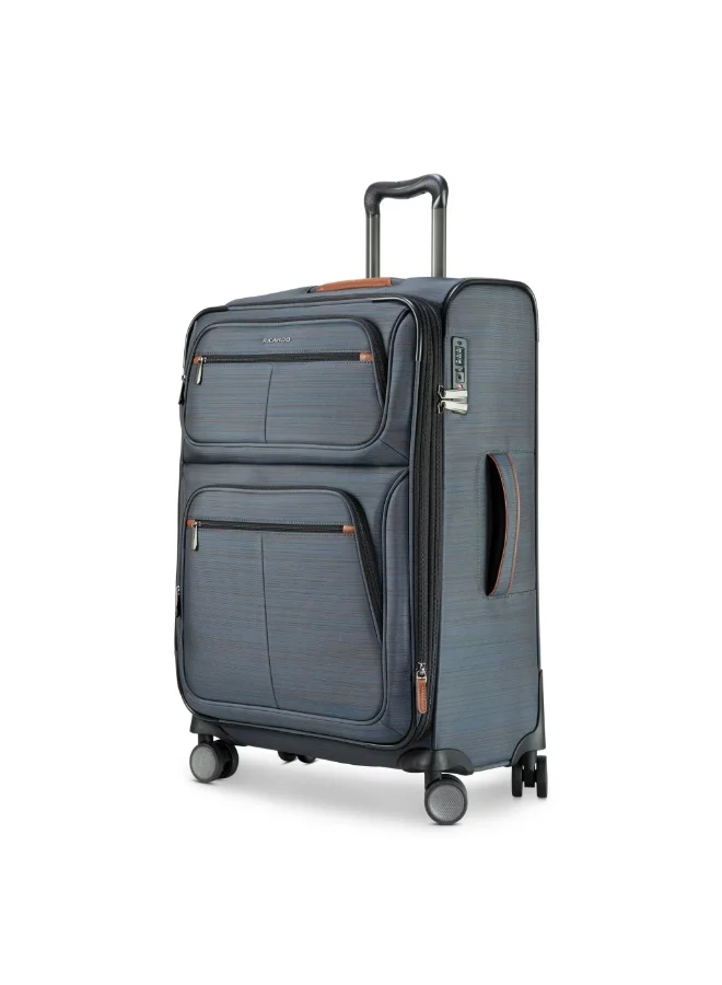 Ricardo Ricardo Fabric Trolley 3-Piece Luggage Set 125/3P Expandable Soft Suitcase Set with TSA Lock & 4 Double Spinner Wheels (S, M, L)