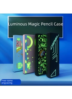 Generic Luminous Magic Pencil Case for Boys And Girls Primary School Students Creative Stationery Simple Learning Supplies Astronaut 
