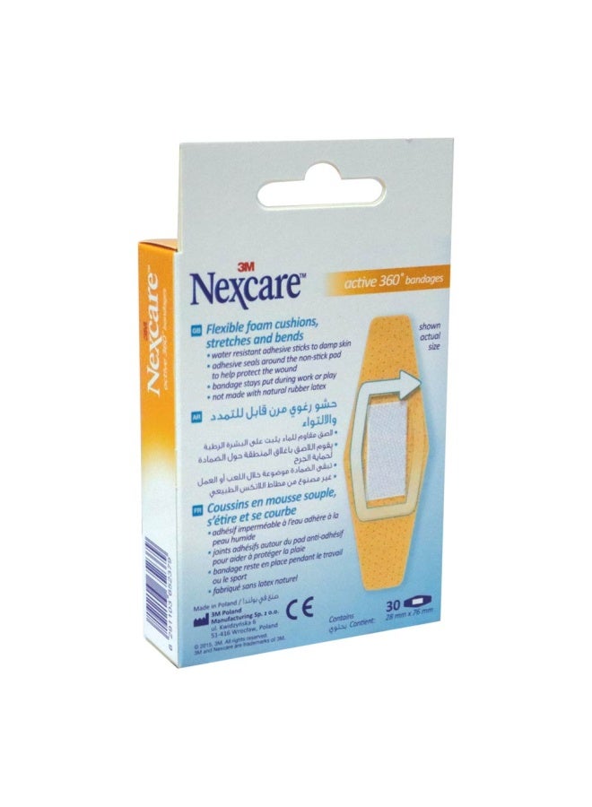 3M Nexcare Active Bandages 30'S - Image 3