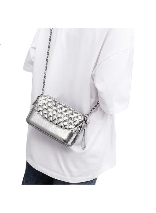 Viney Leather Handbag, Women'S Crossbody Bag, Stylish Shoulder Bag, Chain Strap Tote Bag, Practical Birthday And Mother'S Day Gift For Mom - Image 1