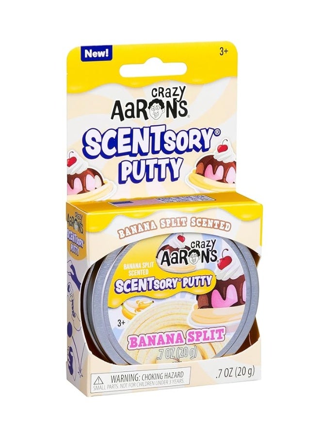 CRAZY AARONS Crazy Aaronâ€™s SCENTsoryÂ® Banana Split Thinking PuttyÂ® - Image 3