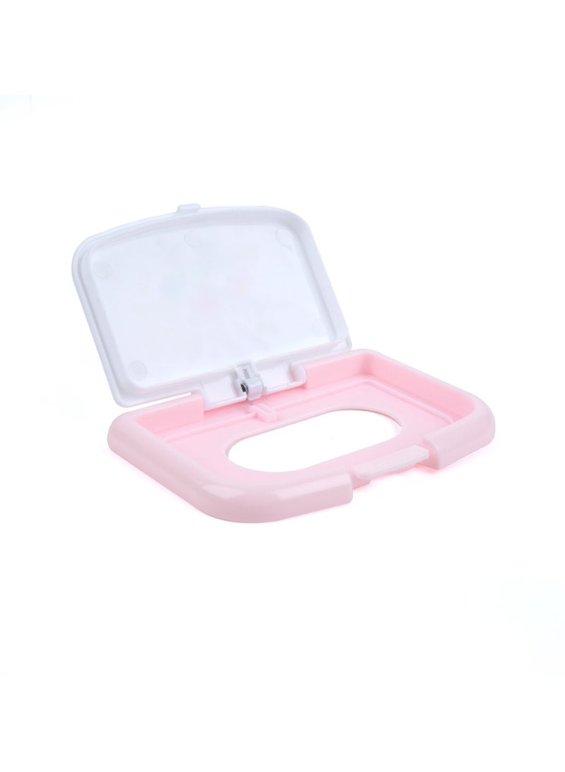 DAISO Spring Flower Wet Wipes Lid Pink – Decorative Flip Cap Cover for Tissue & Wipes Pack - Image 3