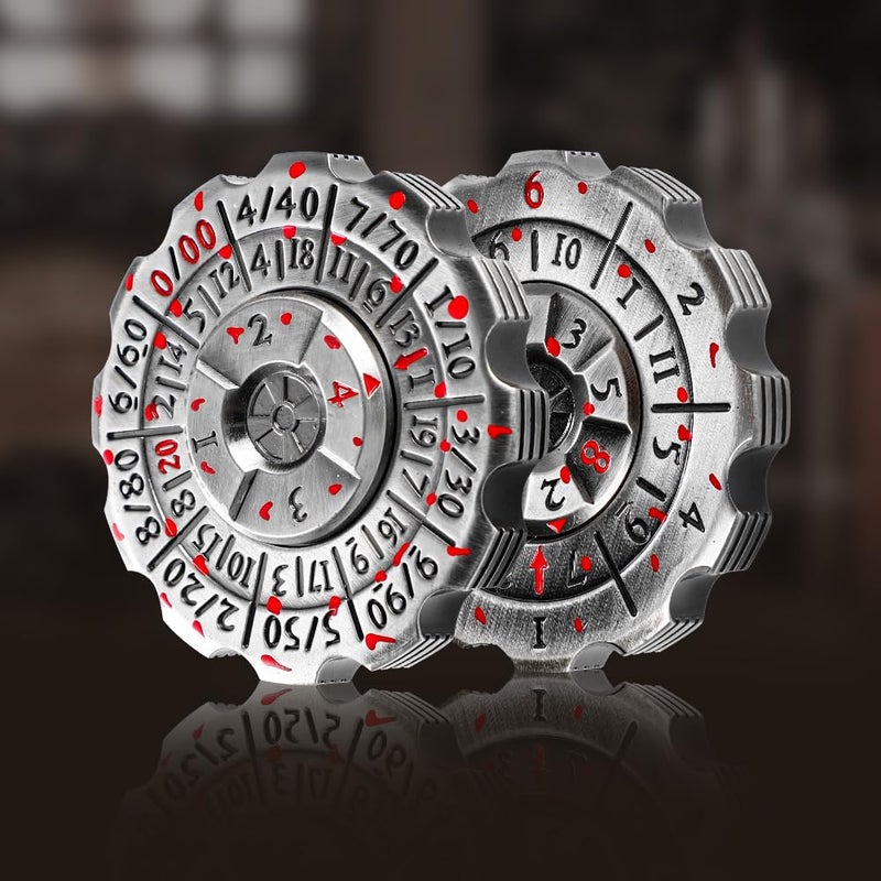 RULE DICE 2in1 DND Dice Fidget Spinner 1 Pack Unique Roulette DD Dice Cool Spinner DD Metal Dice Set D6 D8 D10 D12D20D 7in1 Dungeons and Dragons Dice SetMTG RPG Role Playing Gaming - Image 3