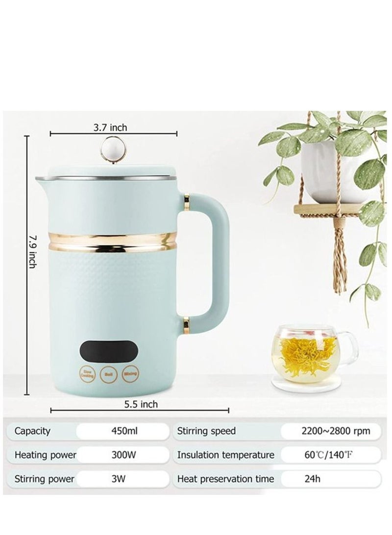Portable Travel Tea Kettle 5 Minutes Fast Boiling (Green) - Image 2