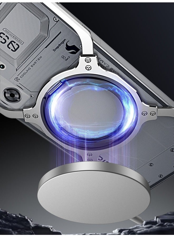 Compatible with ZTE nubia RedMagic 10S Pro phone case, metal frame, magnetic bracket protective case - Image 3