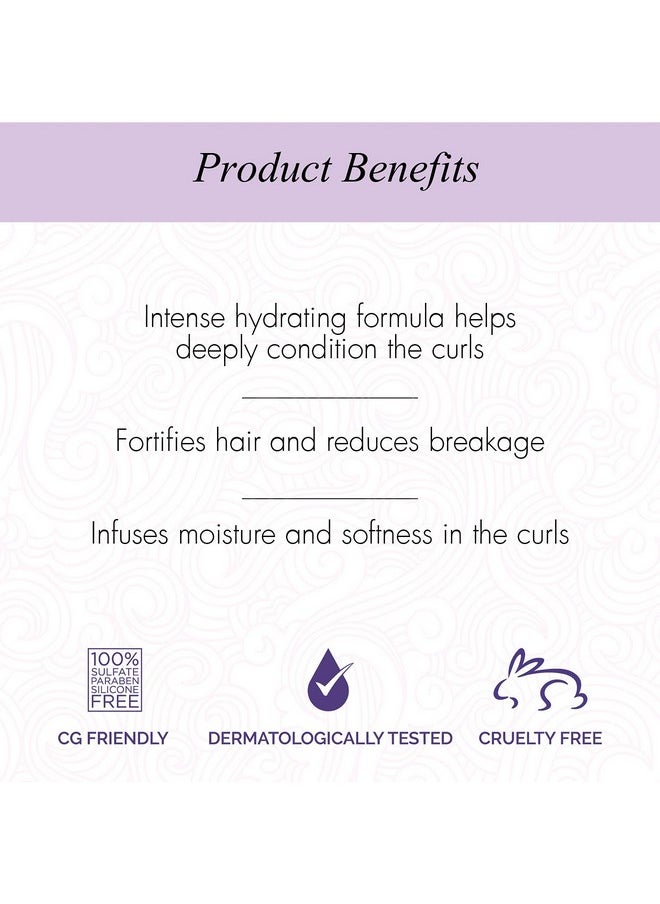 Curl Up Intense Hydrating Hair Mask - Deep Conditioner For Curly Hair - Sulphate Paraben & Silicone Free (200 Gram, Fresh)  - Image 4