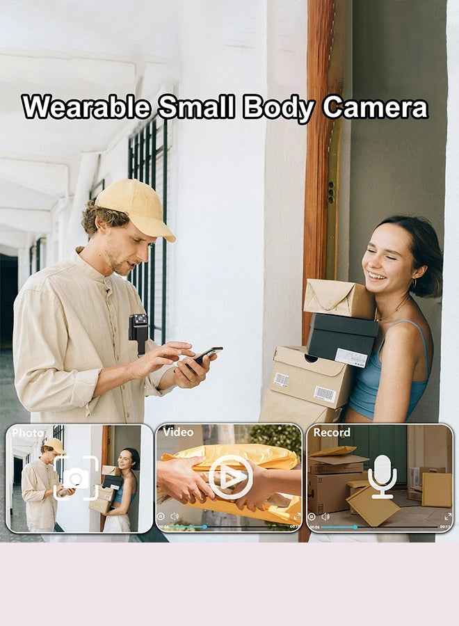 Ultra HD 1080P WiFi Mini Camera Portable Sports DV Camera, Included 128G Card, Small Digital Video Recorder Police BodyCam IR Night Vision Camcorder - Image 5