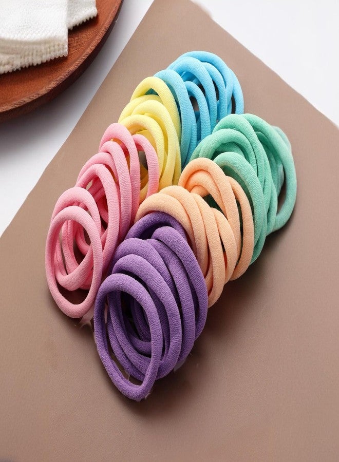 ChicTresses® 30 Pack Pastel Colors - Rubberband for Women, Ponytail Hair Band, Premium Hair Band for Girls - Hair Tie, Rubber Bands for Girls Hair Ties for Women - Stretchable - Image 1
