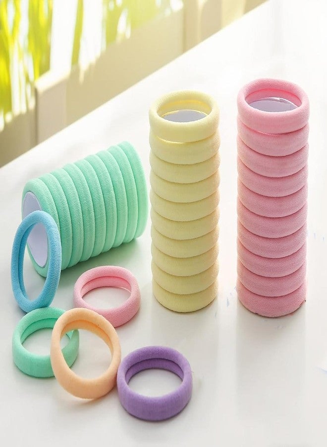 ChicTresses® 30 Pack Pastel Colors - Rubberband for Women, Ponytail Hair Band, Premium Hair Band for Girls - Hair Tie, Rubber Bands for Girls Hair Ties for Women - Stretchable - Image 3