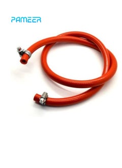 PAMEER 7.5ft Butane/Propane LPG Gas Cylinder Hose Pipe 9mm internal bore with 2 clamps, LPG gas Pipe for outdoor Camping Barbecue party, BBQ set, Connection Kit for LPG.  - Image 4