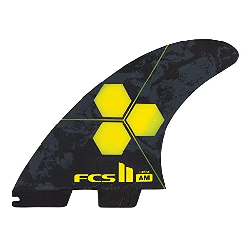 FCS II AM PC Tri Quad Fin Set in Yellow - Image 5