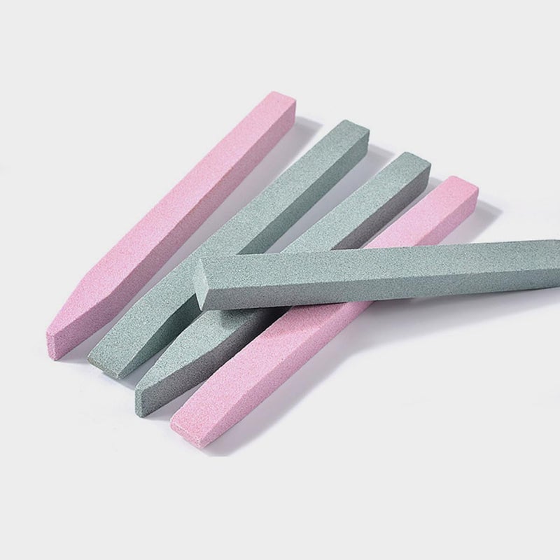 30pcs Nail File Cuticle Stone Sticks Nail Buffing File Manicure Tools for Home and Salon Care with White Red Blue Polished Sanding Buffers - Image 3