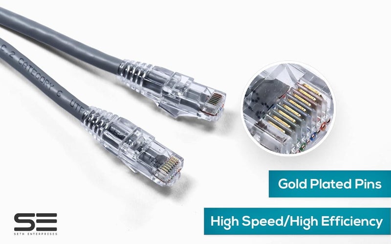 SETH ENTERPRISES ® (5 Meter) CAT6 Patch Cord for Router || Smart TV || Networking - Image 2