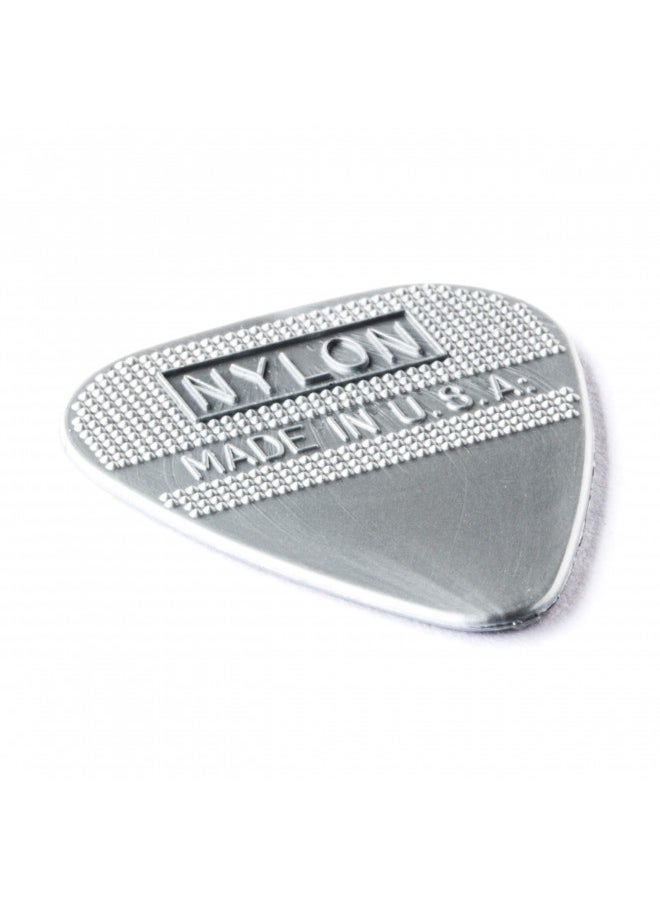 JIM DUNLOP JIM DUNLOP HE211P Flex 75 Nylon Flat Picks, Silver, Heavy, 12/Player's Pack  - Image 3