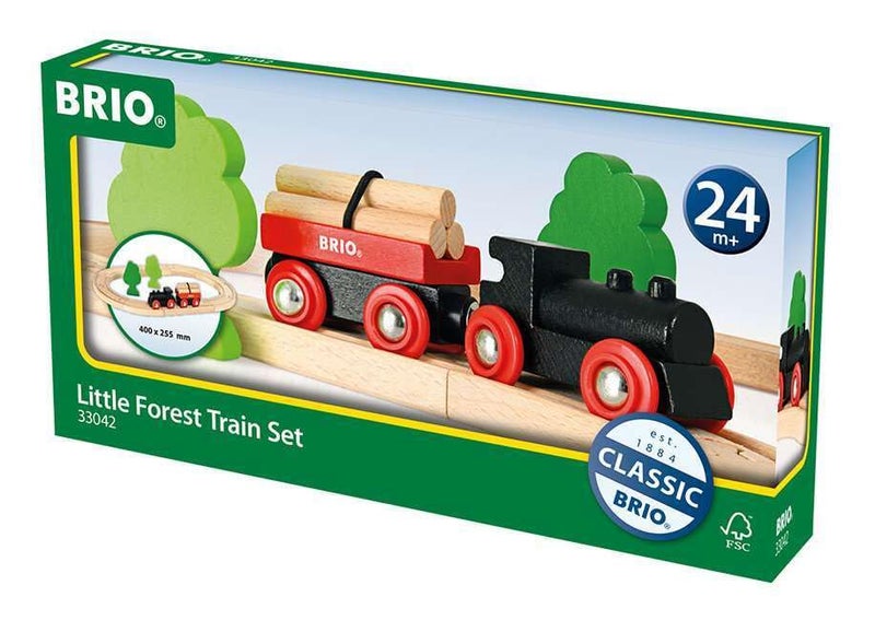 BRIO Classic - 33042 Little Forest Train Set - Premium 18-Piece Wooden Toy Train Set with Track and Accessories | Perfect for Kids Ages 3 and Up | FSC Certified for Sustainability - Image 2