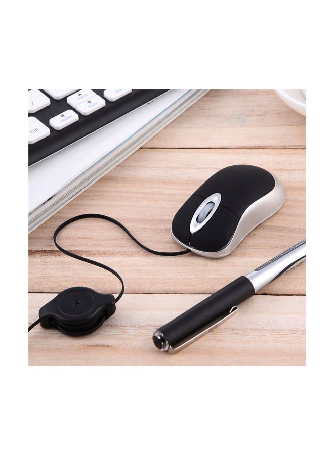 NIBEMINENT Retractable USB Cable Gaming Mouse  - Image 2